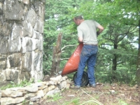 07-sandy-working-on-the-new-flowerbed
