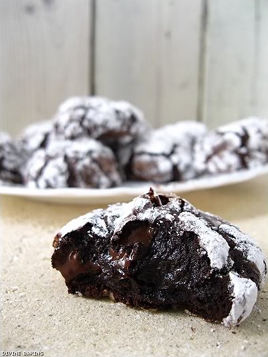 Deep Dark Chocolate Cookies