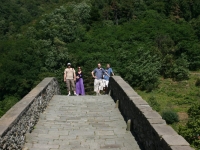 Nick, Lucy, Ben and Adam on the Devil\'s Bridge