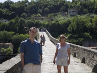 Adam and Mum on the Devil\'s Bridge