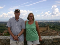Greg and Penny at San Gimignano