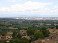 The view from San Gimignano