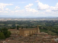 The view from San Gimignano