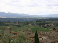 The view from San Gimignano