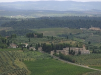 The view from San Gimignano