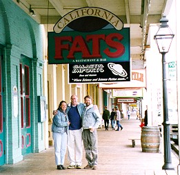 Sarah, Duke and Greg in Old Sacramento