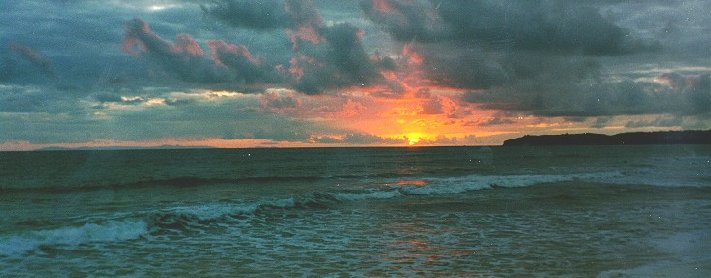 Sunset off San Juan Capistrano