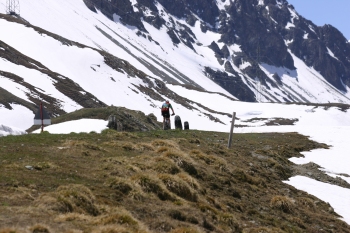 Cycling over the Albulapass