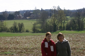 Molly and Penny at Edgecote