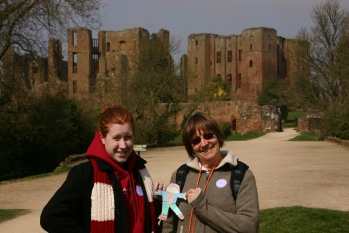 Molly and Penny at Kenilworth