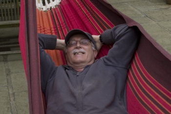 Greg in the hammock