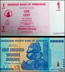 Zimbabwe Bank Notes