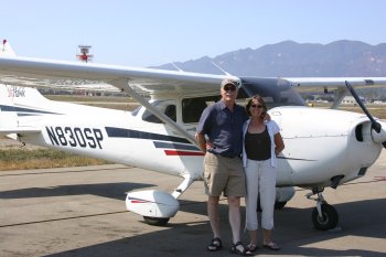 At Santa Barbara Airport